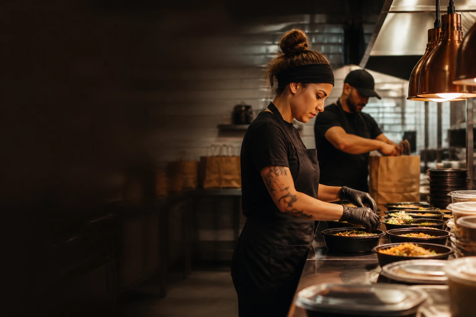 cozinha profissional de delivery
